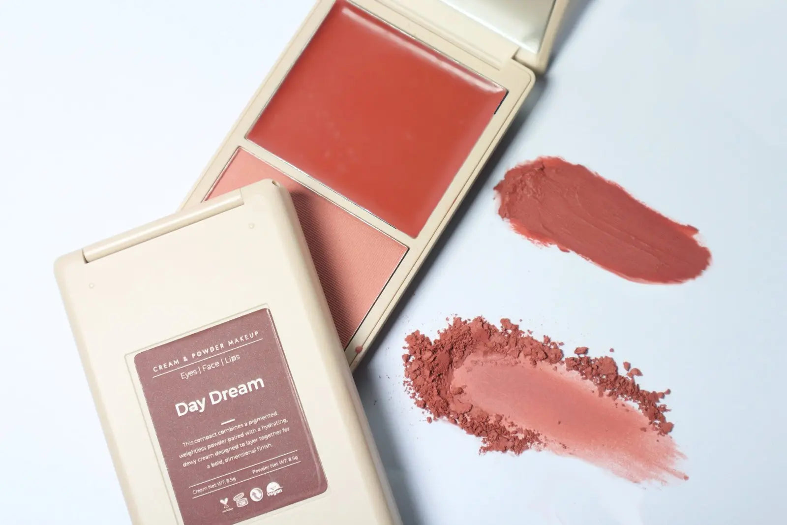 Day_Dream_cream & powder Blush duo_texture