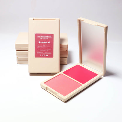 Buy cream and powder blush duo - Rosewood My Store