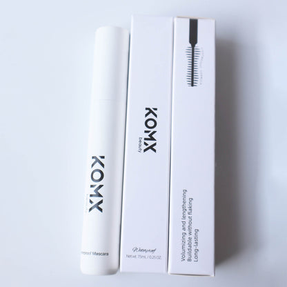 Waterproof Fiber Mascara |Extra length, long-lasting, smudge-proof volume. Komxbeauty