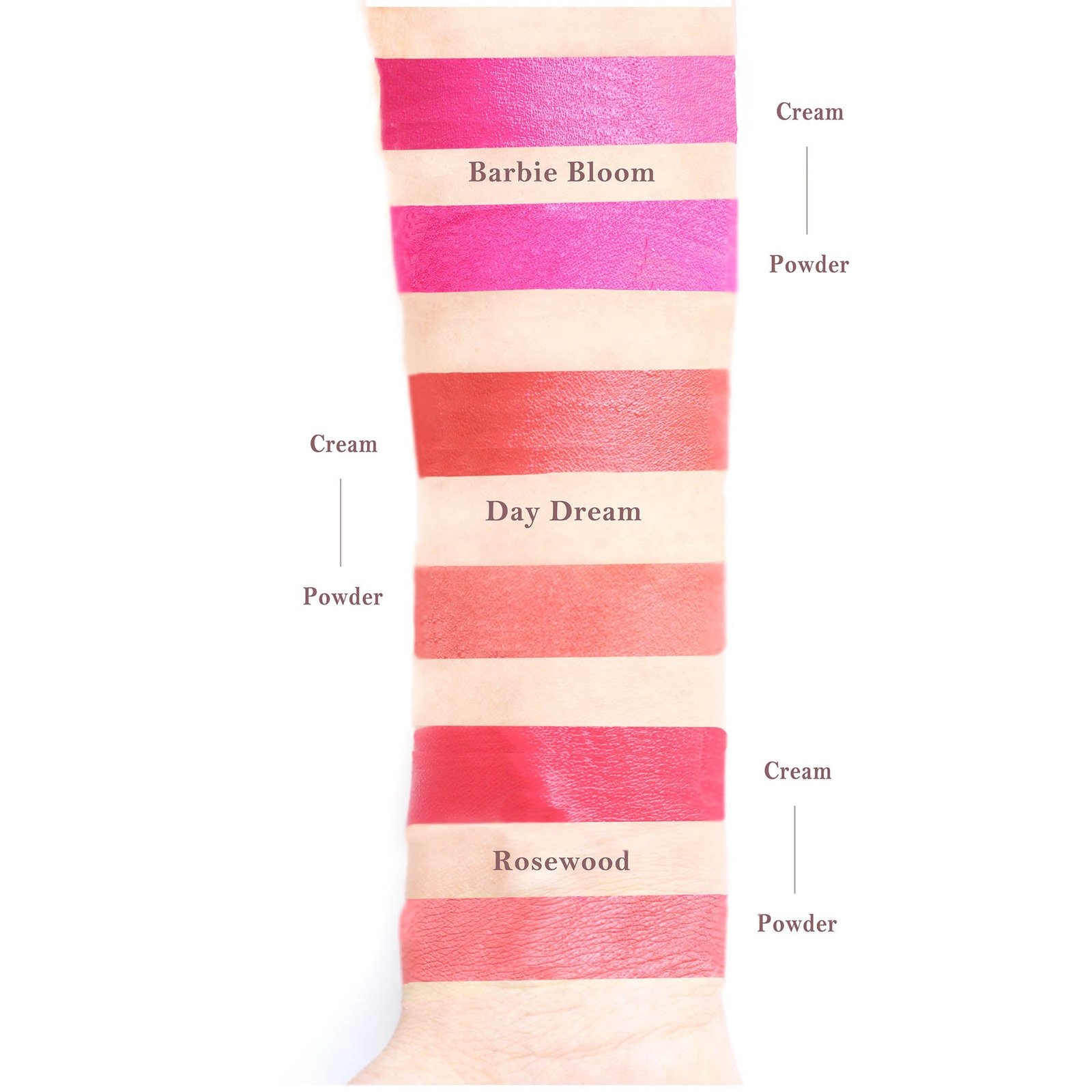 Buy cream and powder blush duo - Rosewood - Image 6