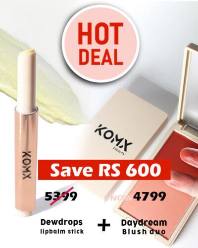 Dewdrops Lip Balm Stick + Daydream Blush Duo | Save Rs 600