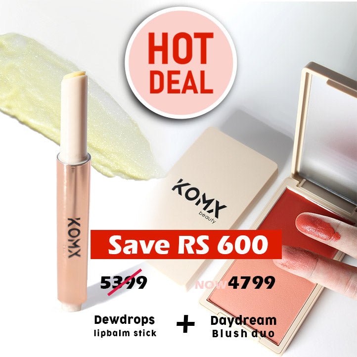 Dewdrops Lip Balm Stick + Daydream Blush Duo | Save Rs 600