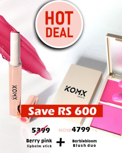 Pinkparty Lip Balm Stick + Barbiebloom Blush Duo | Save Rs 600