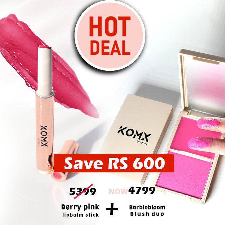 Pinkparty Lip Balm Stick + Barbiebloom Blush Duo | Save Rs 600