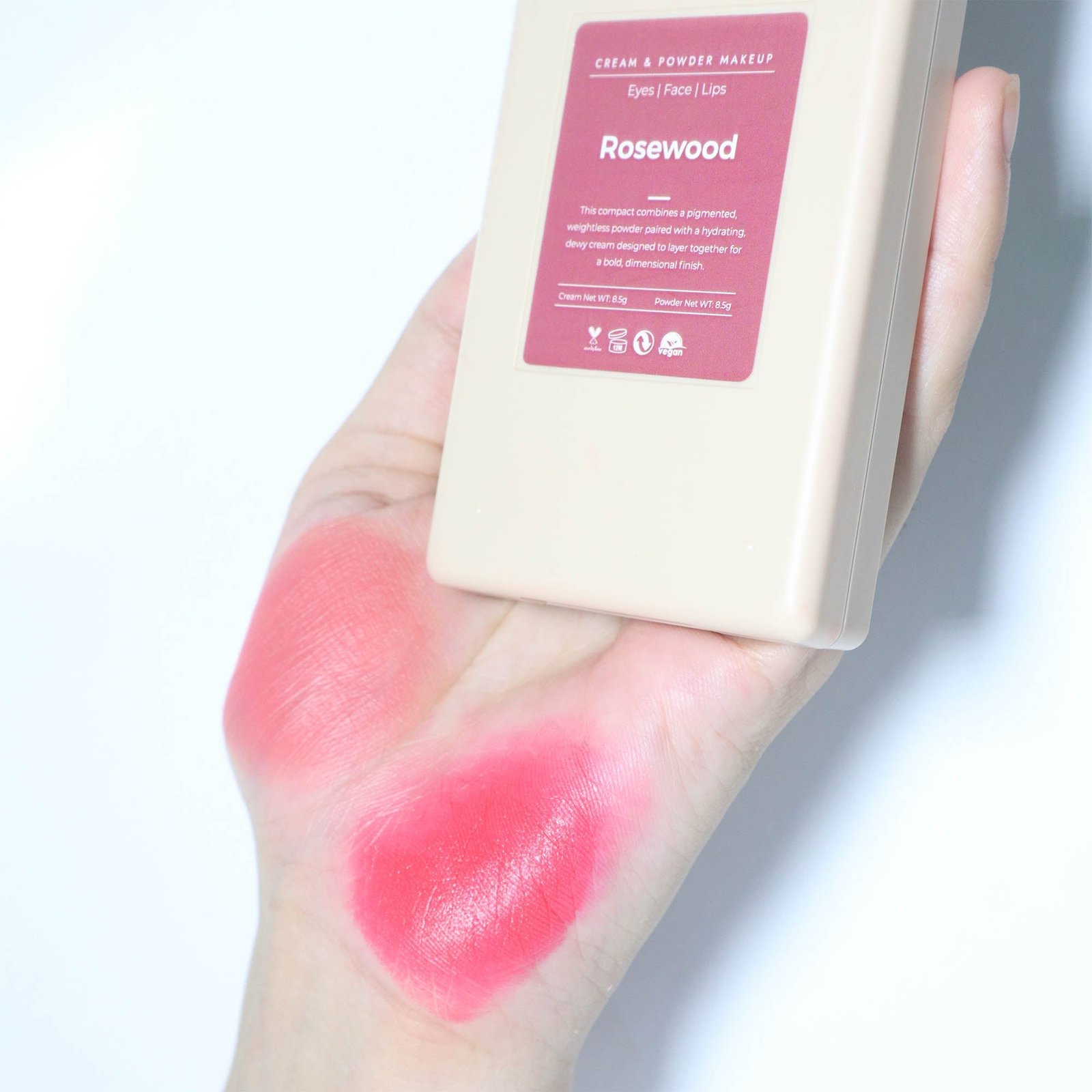 Buy cream and powder blush duo - Rosewood - Image 4